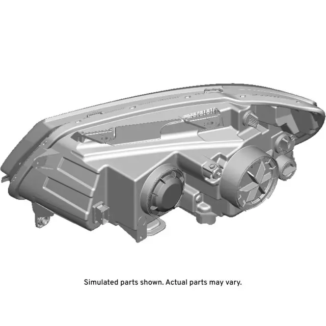 Passenger Side Headlamp Assembly