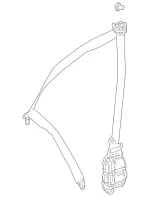 Seat Belt Lap And Shoulder Belt