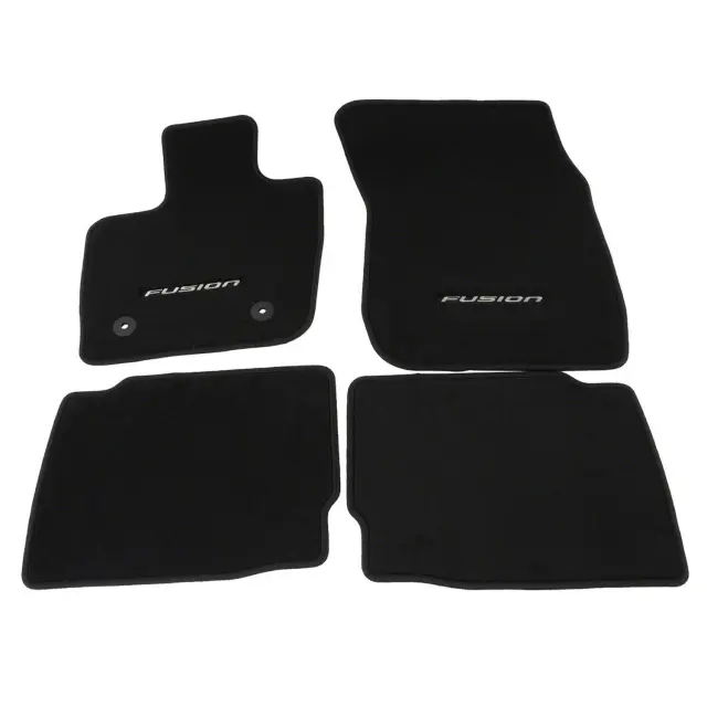 2018-2020 Ford Fusion Floor Mats - Carpeted - Ebony - 4 Piece Set