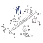2023-2024 Ford - U-Bolt