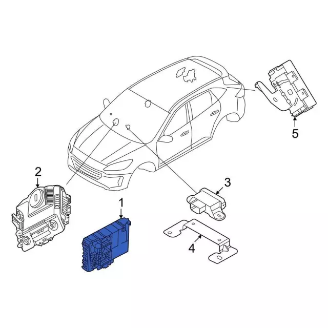 LX6Z-15604-AA - Keyless Entry Module - 2020-2025 Ford Escape