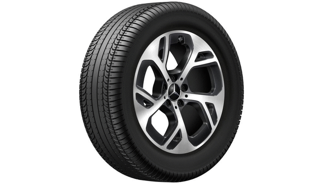 Genuine OEM 5-Spoke Wheel, 8 J X 18 Et 32.5 | 254-401-01-00-7X23