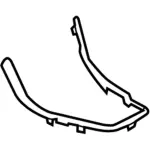 2015-2021 Ford Edge - Trim Bezel