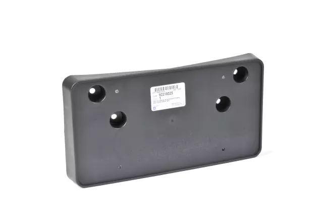 Black Front License Plate Bracket