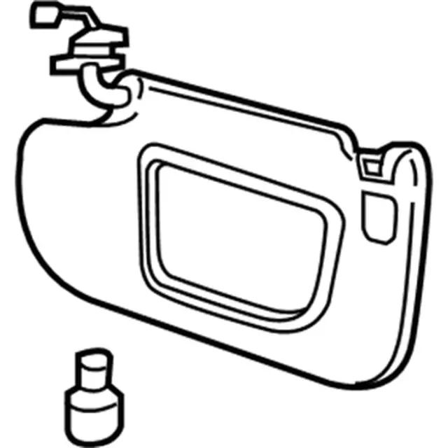 Ford Dealership 2017-2023 Lincoln Visor Assembly Sun FT4Z-5804105