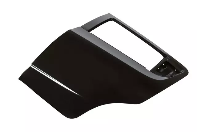 Rear Driver Side Door with Reinforcements, Plates, Bar, Channels, Retainer, and Nuts