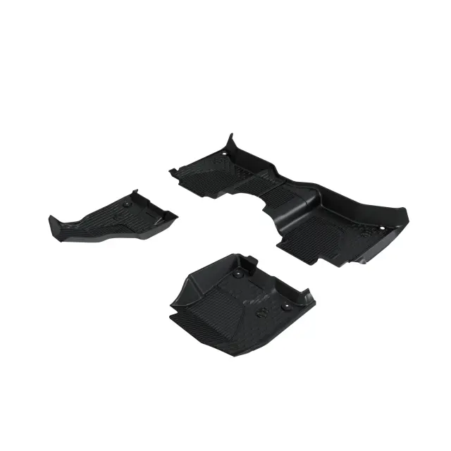 All-Weather Mat Kit - Crew Cab With Front Bench Seat - Black