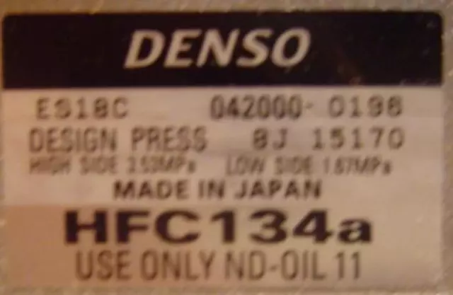 Genuine Official Toyota A/C Compressor part# 88370-47010 for 2004