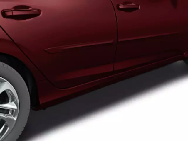 Body Side Moldings - Radiant Red Metallic