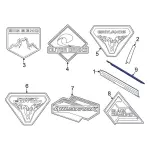 2021-2024 Ford Bronco Sport - Belt Molding