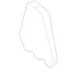 2017-2024 Mercedes-Benz - Padding, Front Seat Backr