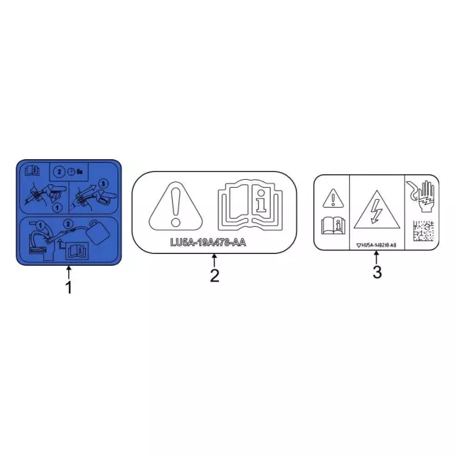 au5z9a095d - Ford Fuel Information Label | Levittown Ford Parts