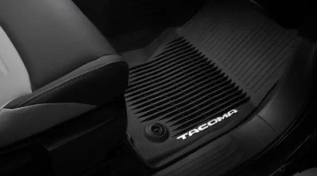 thumbnail image 2 of OEDRO Floor Mats For 2024-2025 Toyota Tacoma Double Cab – TPE Rubber All-Weather Liners (3-Piece) 2 of 5