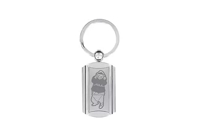 Key Chain, Rectangle Male Hamster