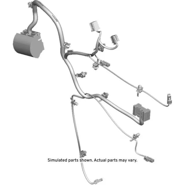 Front Driver Side Door Lock, Power Window, and Door Mirror Wiring Harness