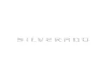 Chevrolet 'Silverado' Chrome Nameplate Emblem Letters OEM NEW
