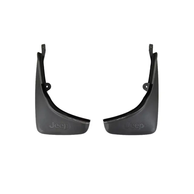 Mopar Paraspruzzi Posteriori Deluxe Per Jeep Con Logo - Set Da 2, Gomma TPO Nero, Protezione Personalizzata Facile Da Installare - 3