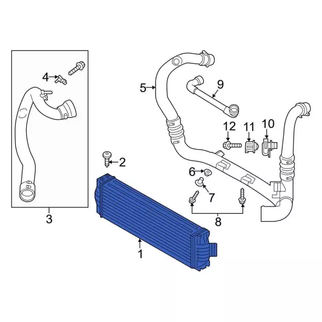 CK4Z-6K775-H - Inter-Cooler - Eastgate Ford Parts