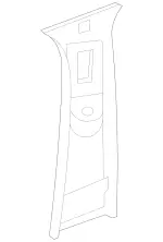 Upper Center Pillar Trim