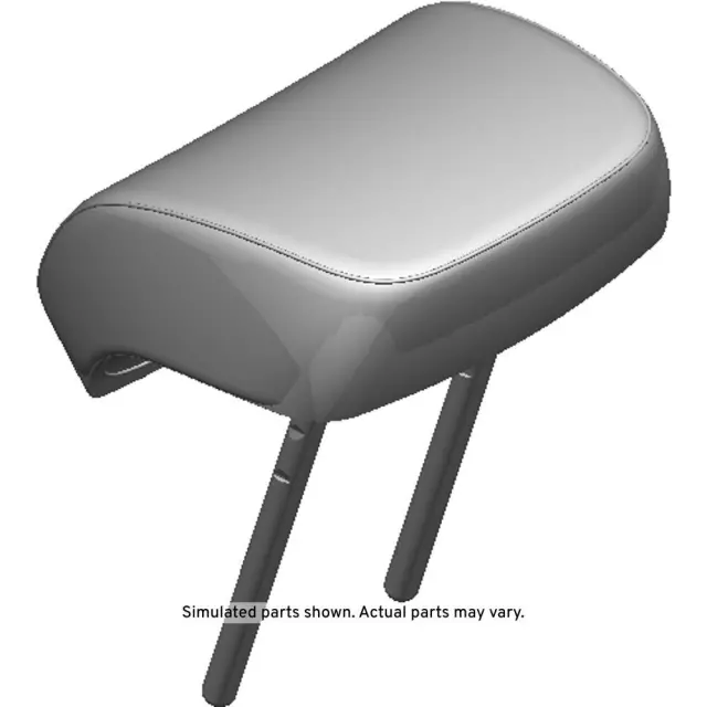 Black Rear Seat Head Restraint