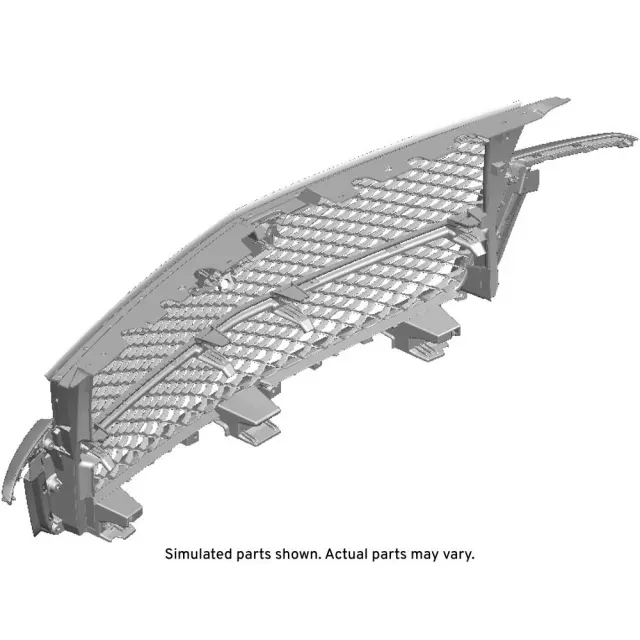 Black Ice Chrome Front Upper Grille