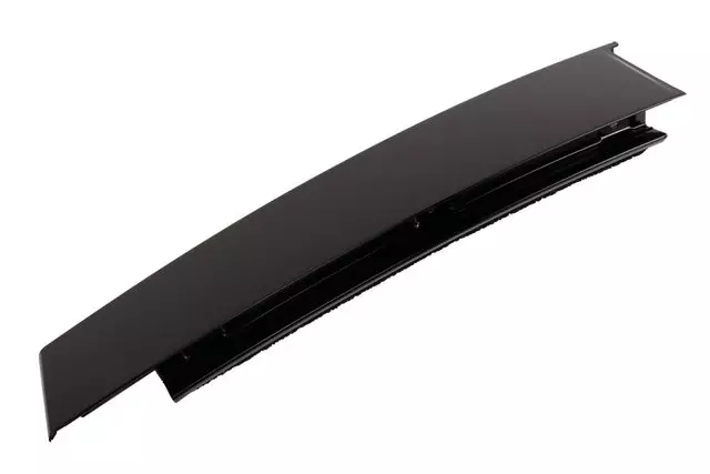 Black Rear Passenger Side Door Window Frame Front Applique