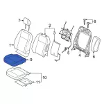 2020-2022 Ford EcoSport - Cushion Cover