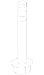Hex Head Screw W Flange