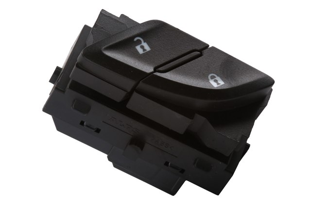 Holden Barina/Trax Genuine Jet Black Drivers Door Lock Switch New Part