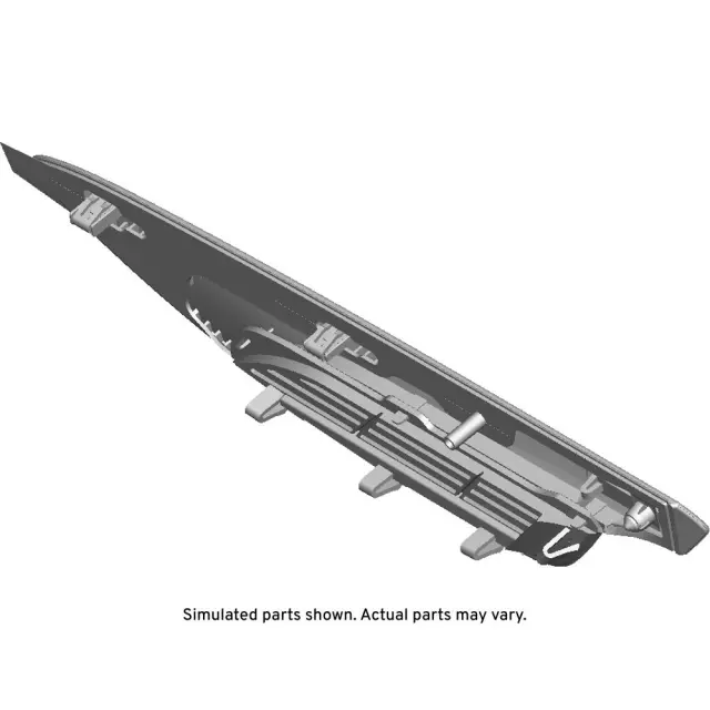 Front Passenger Side Fender Ornamentation Vent