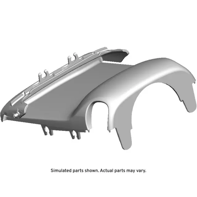 Jet Black Instrument Panel Steering Column Upper Trim Cover