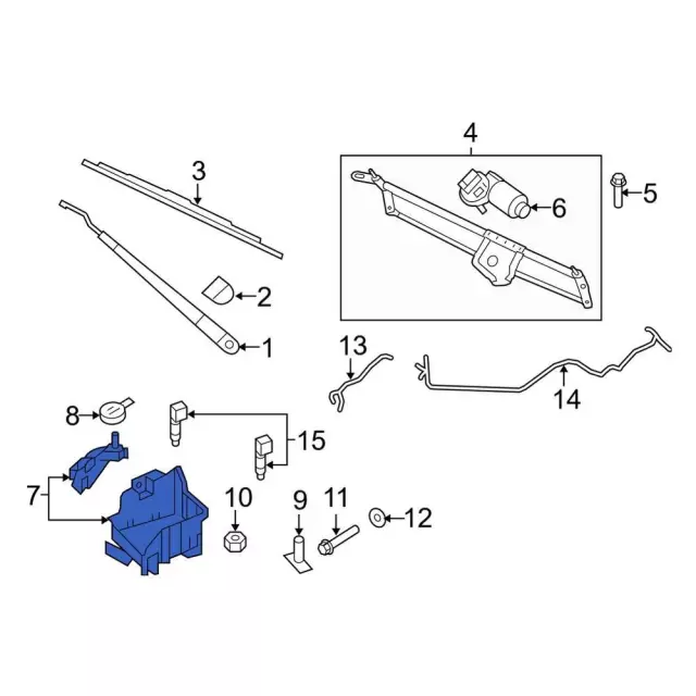 9L1Z-10732-A - Battery Tray 2007-2014 Ford | Ford Parts Direct