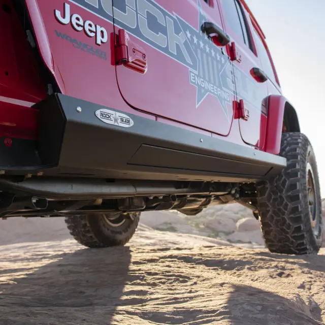 パーツ ROCKSLIDE ENGINEERING Jeep Wrangler JK Rock Slide Engineering Gen III Step Sliders for 07-18 Jeep