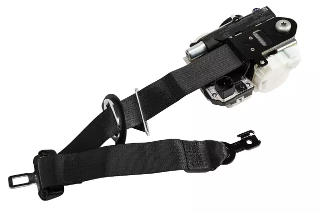 Jet Black Driver Side Seat Belt