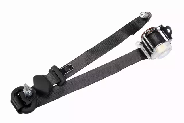 Ebony Rear Seat Belt with Retractor