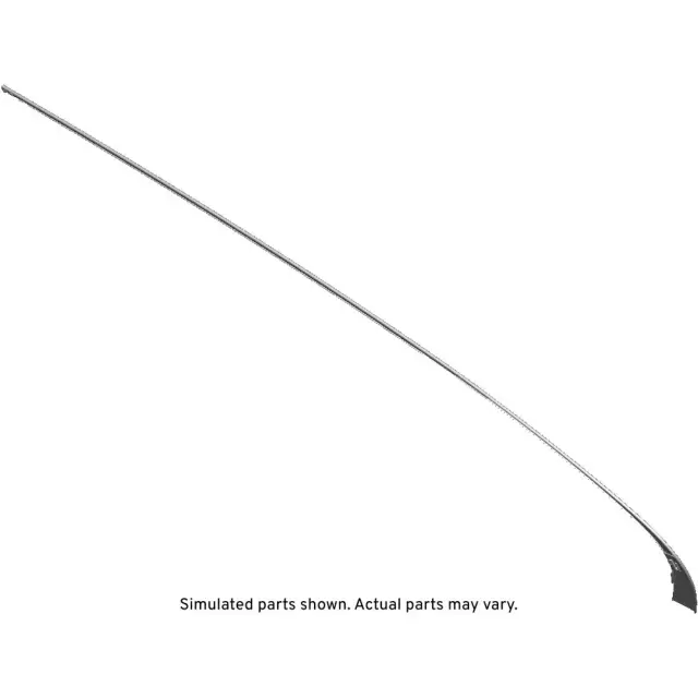 Passenger Side Rear Door Window Upper Molding