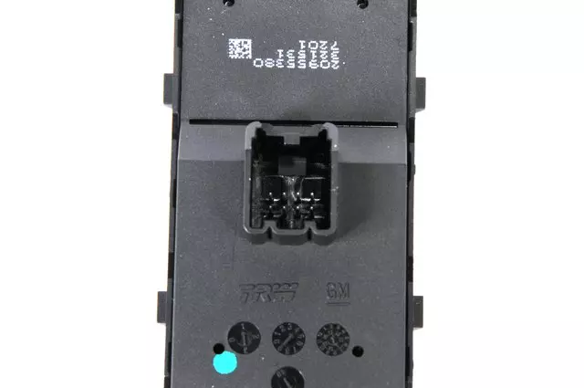 Jet Black Front Door Window Control Switch