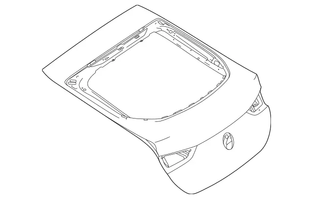 167-740-97-00 - Rear-End Door 2020-2026 Mercedes-Benz | Mercedes