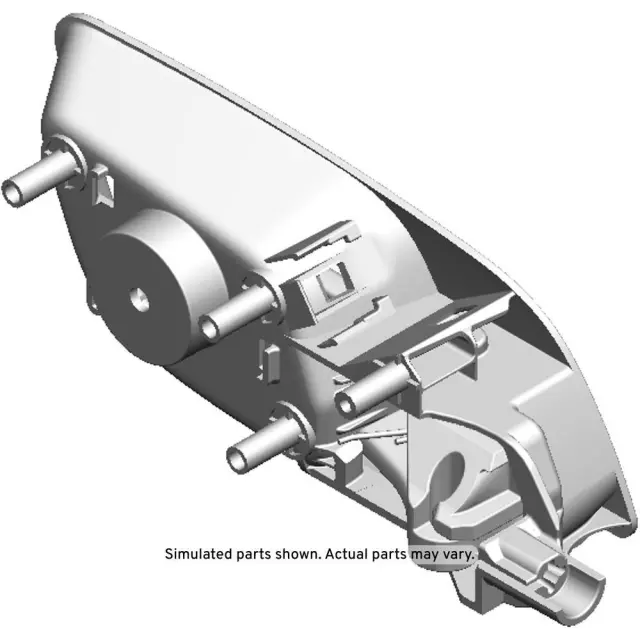 Chrome Front Driver Side Door Inside Handle Switch