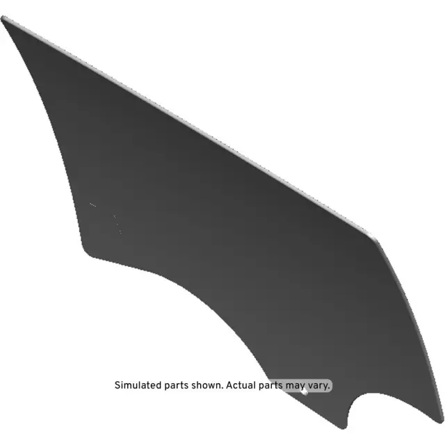 Passenger Side Rear Door Window