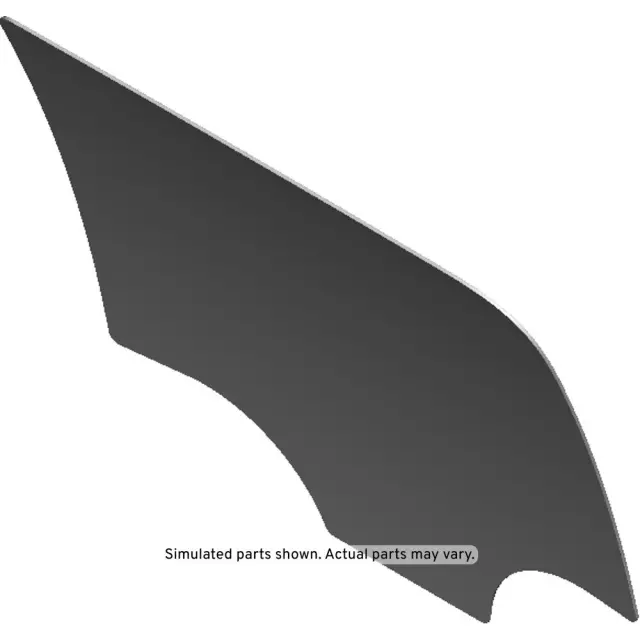 Passenger Side Rear Door Window