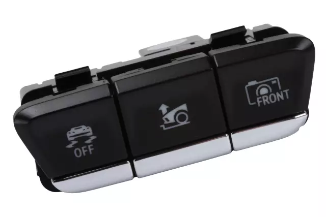 Black Vehicle Stability Control System Switch