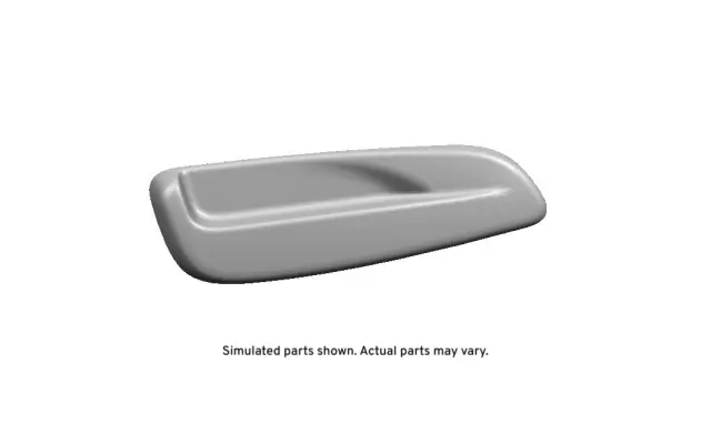 Jet Black Rear Driver Side Seat Recliner Handle