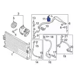 2016-2018 Ford Focus - Front Press Hose Rear Bracket