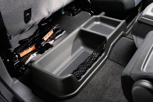2008-2015 Nissan Titan Cargo Storage Bin, Rear Under-Seat 999C2-WU004