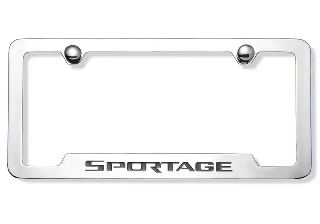 License Plate Frame - Chrome - Lower Logo