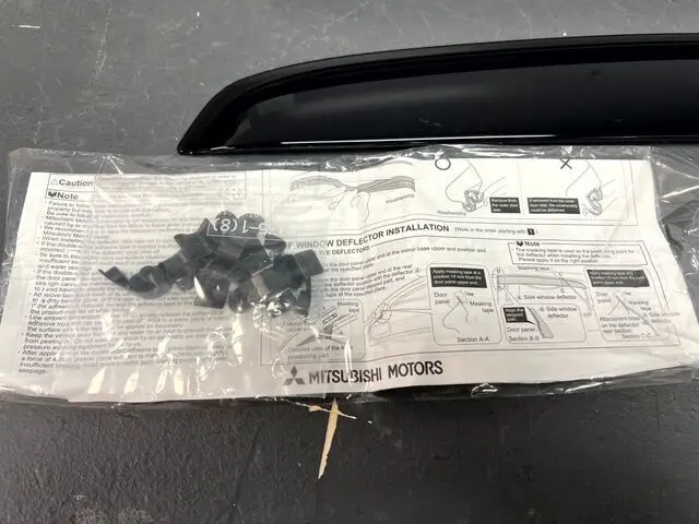s*e様 mezz Air Drive2 MZ562854EX - Window Deflectors, Side 2014-2024 Mitsubishi