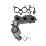 Catalytic Converter with Integrated Exhaust Manifold