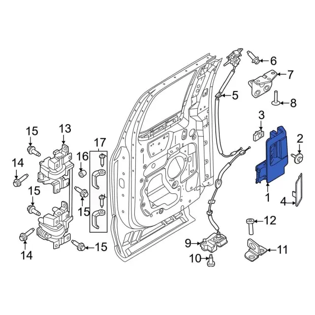 ml3z1626604hc - Ford Handle, Outside | Levittown Ford Parts