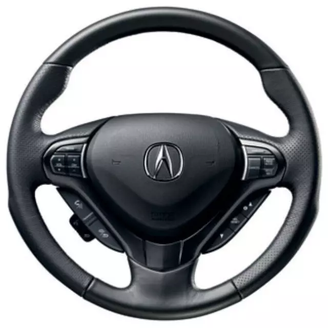 Dark Metal-Look Steering Wheel Trim